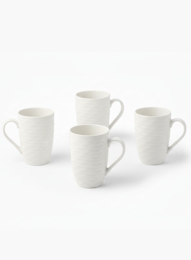 Feelings Premium Large Ceramic 14 oz Mug set – 4 pieces | durable everyday Coffee, Tea & Beverage Mugs for home and office use - Image 1